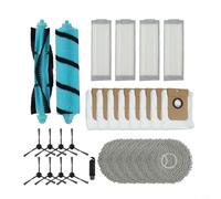 Helilyco Kit completo di accessori di pulizia per aspirapolvere Cecotec Conga 11090 con spazzola principale, spazzole laterali, filtro panno e sacchetti per la polvere per la rimozione dello sporco (B