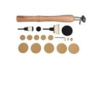 Helilyco Kit di 55 strumenti per levigatrice a ciotola con cuscinetti di supporto e dischi di carta vetrata da 2,5 cm e mandrini da 5,1 cm, morbida schiuma per la lavorazione del legno