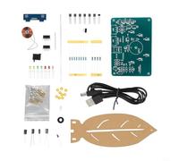 Helilyco Kit di pratica di saldatura elettromagnetica Swing con luci a LED Progetto elettronico fai da te per esplorazione fisica blu