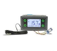 Helilyco LCD del termostato di WiFi 30A per il regolatore di temperatura 6 | Relè 30A, Precisione ±0.1 °C, gamma da -40 a 110 °C, controllo remoto tramite app, ingresso CC 6-30 V