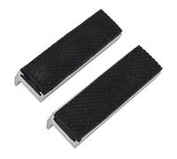 Helilyco Lega di alluminio per ganasce morbide per morse protettive da banco, magnetiche per design a forma di V, per legno/metallo/plastica, confezione da 2, 10,2 cm