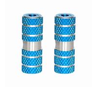 Helilyco Lega di alluminio per picchetti, lunghezza 70 mm, diametro interno 9 mm, montagna per bici, BMX, e standard per asse posteriore della bicicletta, 2 paia