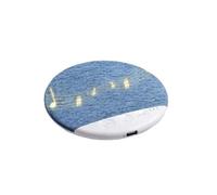 Helilyco Macchina compatta per il rumore bianco, succhietto portatile BT5.3, uscita 2 W, timer a 3 velocità, 5 ore di riproduzione per adulti e bambini, blu