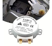 Helilyco Motore giradischi per microonde, 4 W, 5-6 giri/min, CA 220-240 V, per parte di ricambio compatibile con modelli 49TYZ A2, rotazione silenziosa, facile da installare