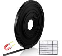 Helilyco Nastro magnetico largo 6 mm in gomma termoplastica, lunghezza personalizzata, per ufficio, 12 m (12 metri)