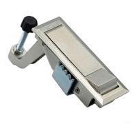 Helilyco per Heavy Duty lega di zinco per serratura della porta MS708, One-Touch Push Button Latch per armadi industriali e scatole elettriche, 23.5x76mm Dimensioni montaggio (colore cromato)