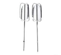 Helilyco per severin Compatibile Frusta 72g Coppia Acciaio Inox per | Elegante finitura argentata, stile moderno, completa l'arredamento, facile da pulire e mantenere