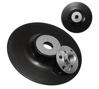 Helilyco Platorello per smerigliatrice angolare da 150 mm / 6 in, per piastra di supporto max 12200 giri/min con dado di bloccaggio per lucidatura a disco in fibra