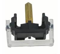 Helilyco Puntina di ricambio per giradischi Shure M44G M44-7 e M55E, nero