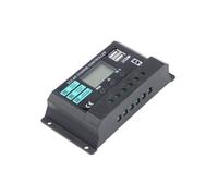 Helilyco Regolatore di carica solare da 12 V/24 V con display LCD, per timer di controllo automatico della luce, protezioni multiple per casa, camper, barca, campeggio, sistema off-grid