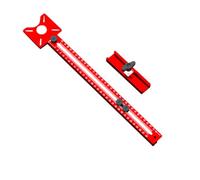 Helilyco Router del supporto della scanalatura di fresatura, guida della lega di alluminio che posiziona la macchina del regolatore di falegnameria della maschera di taglio del cerchio