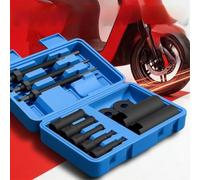 Helilyco Set di rimozione cuscinetti in lega di acciaio, 12/14 pezzi, diametro interno 9-23 mm, kit estrattore multiuso per auto, moto, bicicletta