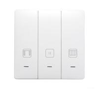 Helilyco Smart Roller Shutter Controller WiFi 433MHz RF (BIANCO) | per telecomando app tuya, controllo vocale, programma timer, apertura automatica, sicuro per l'automazione domestica