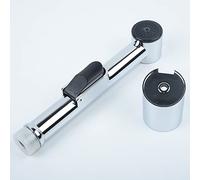 Helilyco Soffione doccia portatile per bidet e bagno, in ABS con connettore da 1/2, argento