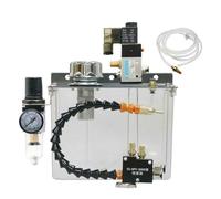 Helilyco Spruzzatore di raffreddamento della macchina da 3L, sistema di lubrificazione a nebbia di olio in PVC+metallo con albero flessibile, elettrovalvola e regolatore per acqua CNC per fluido da
