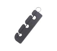 Helilyco Supporto per canna da pesca in schiuma ad alta densità con magnete, supporto portatile a 3 slot per uso in auto, per supporto compatto nero