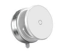 Helilyco Supporto per telefono per aspirapolvere da auto con rotazione a 360 e supporto a ventosa sicuro, compatibile con cruscotto o parabrezza, nero