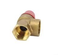 Helilyco Valvola di limitazione automatica della pressione da 0,5 pollici | 6 bar ad alta pressione, attacco da 1,9 cm, corpo in ottone, maniglie a calore estremo, grado industriale