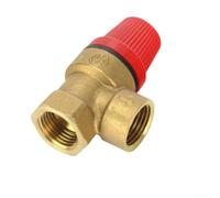 Helilyco Valvola limitatrice di pressione automatica 0,5 pollici per | 6 bar ad alta pressione, attacco da 1,9 cm, corpo in ottone, maniglie a calore estremo, grado industriale