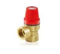 Helilyco Valvola limitatrice di pressione automatica 0,5 pollici per il | 6 bar ad alta pressione, attacco da 1,9 cm, corpo in ottone, maniglie a calore estremo, grado industriale