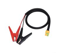 Helilyco XT90S per cavo a coccodrillo per batteria da 2,7 m Helilyco | Clip in rame, manicotti isolati in PVC, presa sicura, opzioni da 9 a 3,7 m, per centrali elettriche portatili