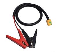 Helilyco XT90S per cavo a coccodrillo per batteria da 2,7 m Helilyco | Clip in rame, manicotti isolati in PVC, presa sicura, opzioni da 9 a 3,7 m, per centrali elettriche portatili