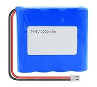 HELINAZI Batteria Ricaricabile 14,8 V 3000 mAh Batteria agli ioni di Litio 18650 per spazzatrice con Spina XH 2P