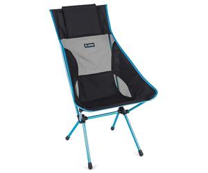 Helinox Sunset Chair | Con il suo design esteso questa sedia potrebbe essere la combinazione definitiva di conservabilità, comfort e supporto (Black + Pockets)