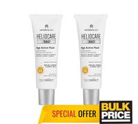 Heliocare Età Attivo Fluido SPF 50+ Antiage Crema Solare Contro Dark Pois 2-pack