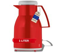 Helios 2744011 - Caraffa Termica in plastica, 1 l, Colore: Rosso