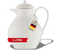 Helios 7984-001 - Thermos in plastica, 14,5 x 14 x 23,4 cm, 1 l, Colore: Bianco