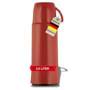 Helios Elegance - Bottiglia termica da 0,5 l, colore: Rosso