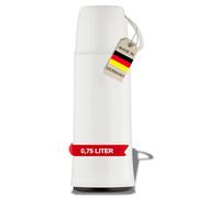 Helios Elegance-Bottiglia Termica da 0,75 Litri, Colore: Bianco, 0.75 Litre