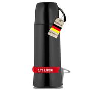 Helios Elegance plastica caraffa, plastica, Black, 0.75 Litre