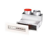 Helios FRS-WBS 2-75 - Kit di gomiti angolari, 2 x DN 75 mm - 09996