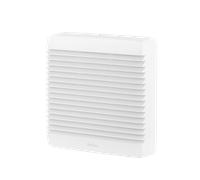 Helios GVK 200 Serranda di chiusura automatica - per mandata e ripresa d'aria con griglia deflettrice, bianco - 00370