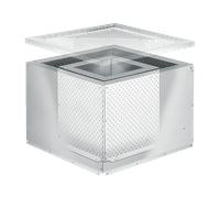 Helios HSDV 560 Silenziatore a cappello - con uscita dell'aria verticale - 07484