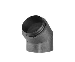 Helios IP-B 160/45 Gradi - IsoPipe Curva a 45 Gradi con Connettore interno - 09449