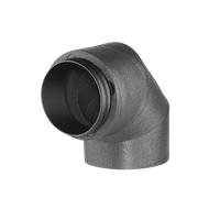 Helios IP-B 160/90 gradi - IsoPipe curva a 90 gradi con raccordo interno - 09451