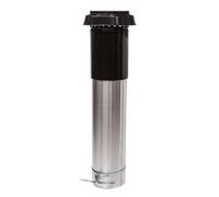 Helios IP-DHS 125 - Passatetto nero per tubo IP DN 125 - 03541
