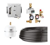 Helios Kit Scambiatore Geotermico a Salamoia - con modulo scambiatore, idraulica, controllo e collettore - 02564