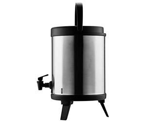 Helios Maxx - Dispenser da 6 Litri, in Acciaio Inox, Metallizzato Opaco, 0,6
