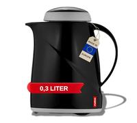 Helios Onda plastica caraffa, plastica, Black, 0.3 Litre