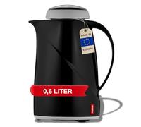 Helios Onda plastica caraffa, plastica, Black, 0,6 l