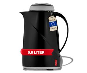 Helios Onda plastica caraffa, plastica, Black, 0,6 l
