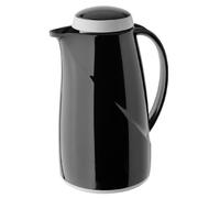 Helios Onda plastica caraffa, plastica, Black, 1,0 L