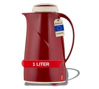 Helios Onda plastica caraffa, plastica, Red, 1,0 L