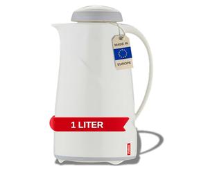 Helios Onda plastica caraffa, plastica, White, 1,0 L
