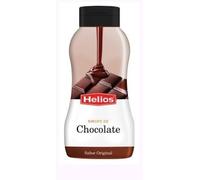 Helios Sciroppo al Cioccolato Antigoccia, Bottiglia da 295 g, Perfetto per Guarnire Gelati e Dolci, Confezione da 3