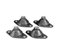 Helios SDD 3 Smorzatore di vibrazioni - per carico di compressione, Set da 4 pezzi - 01367